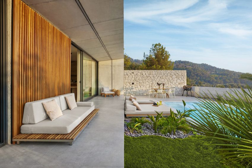 A Bright Modern Home Blended with Nature in Muğla, Turkey by Fatih Beserek (26)