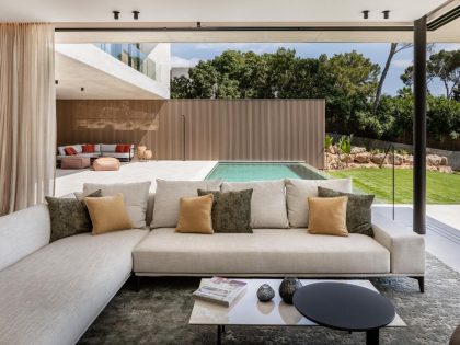 A Concrete Home with Beautiful View of Pool and Garden in Santa Ponsa, Mallorca by Jaime Salvá (10)