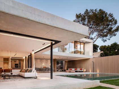 A Concrete Home with Beautiful View of Pool and Garden in Santa Ponsa, Mallorca by Jaime Salvá (40)