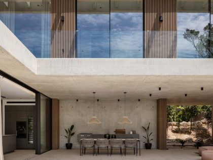 A Concrete Home with Beautiful View of Pool and Garden in Santa Ponsa, Mallorca by Jaime Salvá (8)