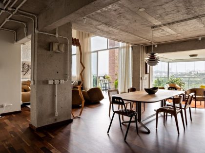 A Contemporary Apartment with Industrial Features and Relaxing Ambience in São Paulo, Brazil by Memola Estudio (12)