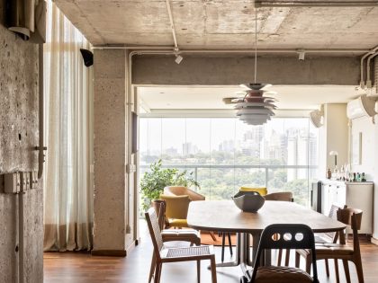 A Contemporary Apartment with Industrial Features and Relaxing Ambience in São Paulo, Brazil by Memola Estudio (13)