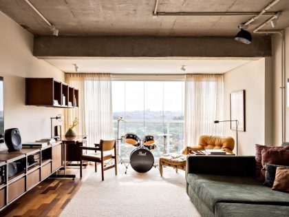 A Contemporary Apartment with Industrial Features and Relaxing Ambience in São Paulo, Brazil by Memola Estudio (20)