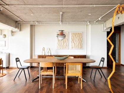 A Contemporary Apartment with Industrial Features and Relaxing Ambience in São Paulo, Brazil by Memola Estudio (7)