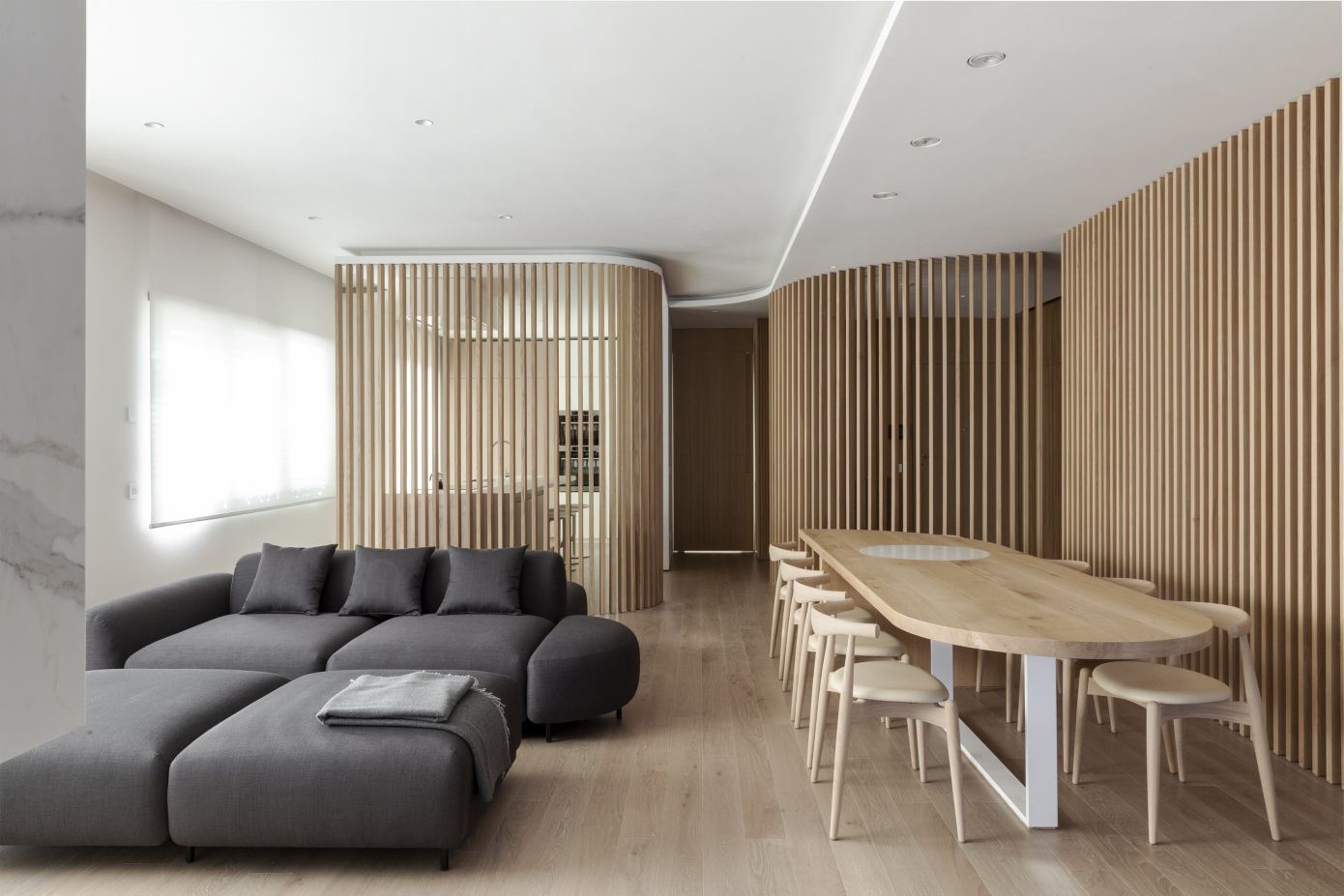 A Contemporary Apartment with a Variety of Wood Partition Walls in Rome, Italy by Filippo Bombace (1)