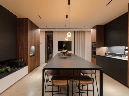 A Contemporary Home with a Warm and Intimate Atmosphere in Montpellier, France by Brengues Le Pavec (4)