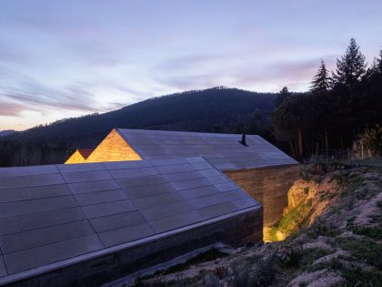 A Contemporary House Perched on a Bluff and Surrounded by Dense Pine Forests in Guarda, Portugal by Filipe Pina + David Bilo (27)