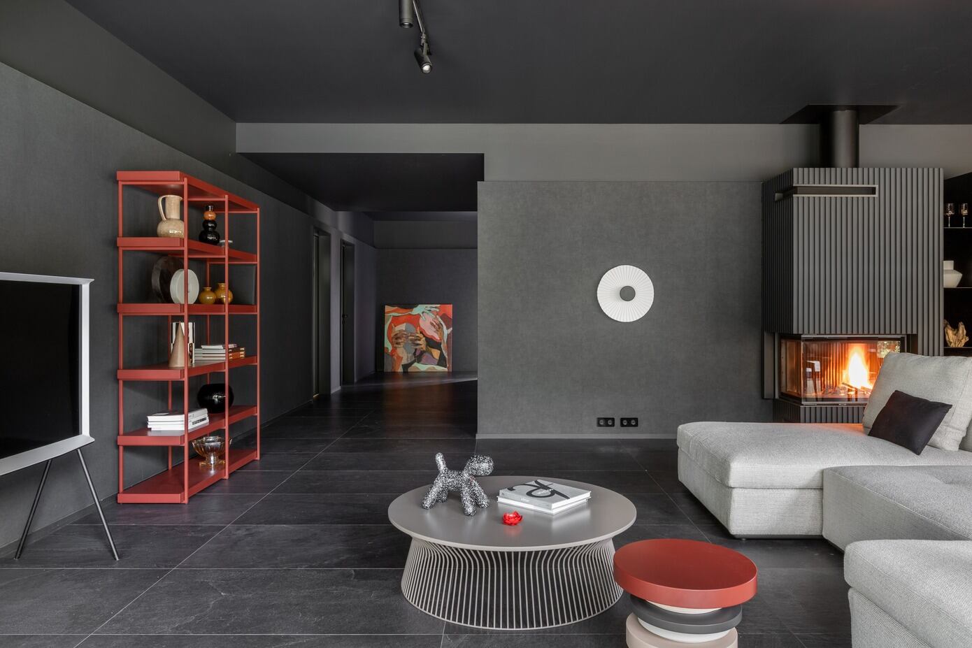 A House with Monochrome Interiors and an Unusual Facade in Minsk, Belarus by Zrobim Architects (3)