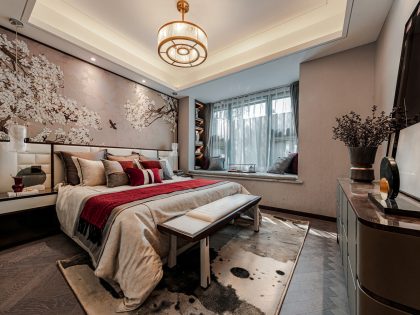 A Luxurious Modern Chinese-Style Home Feel Warm and Romantic in Jiangsu, China by GaoLong (6)