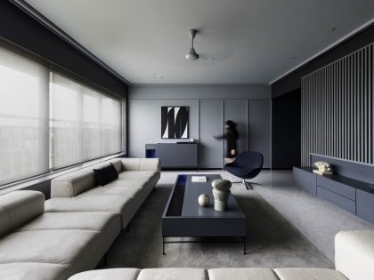 A Luxurious and Minimalist Nordic-Style Apartment for a Family of Five in Mumbai, India by Dig Architects (4)