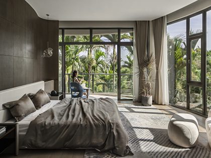A Luxury Modern House Offers an Open View of a Meadow in Haikou, China by 31 Design (15)