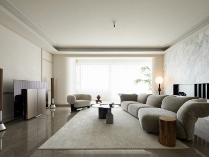 A Luxury and Exquisite Contemporary Home with Magnificent Atmosphere in Nanjing, China by The Deduction (1)