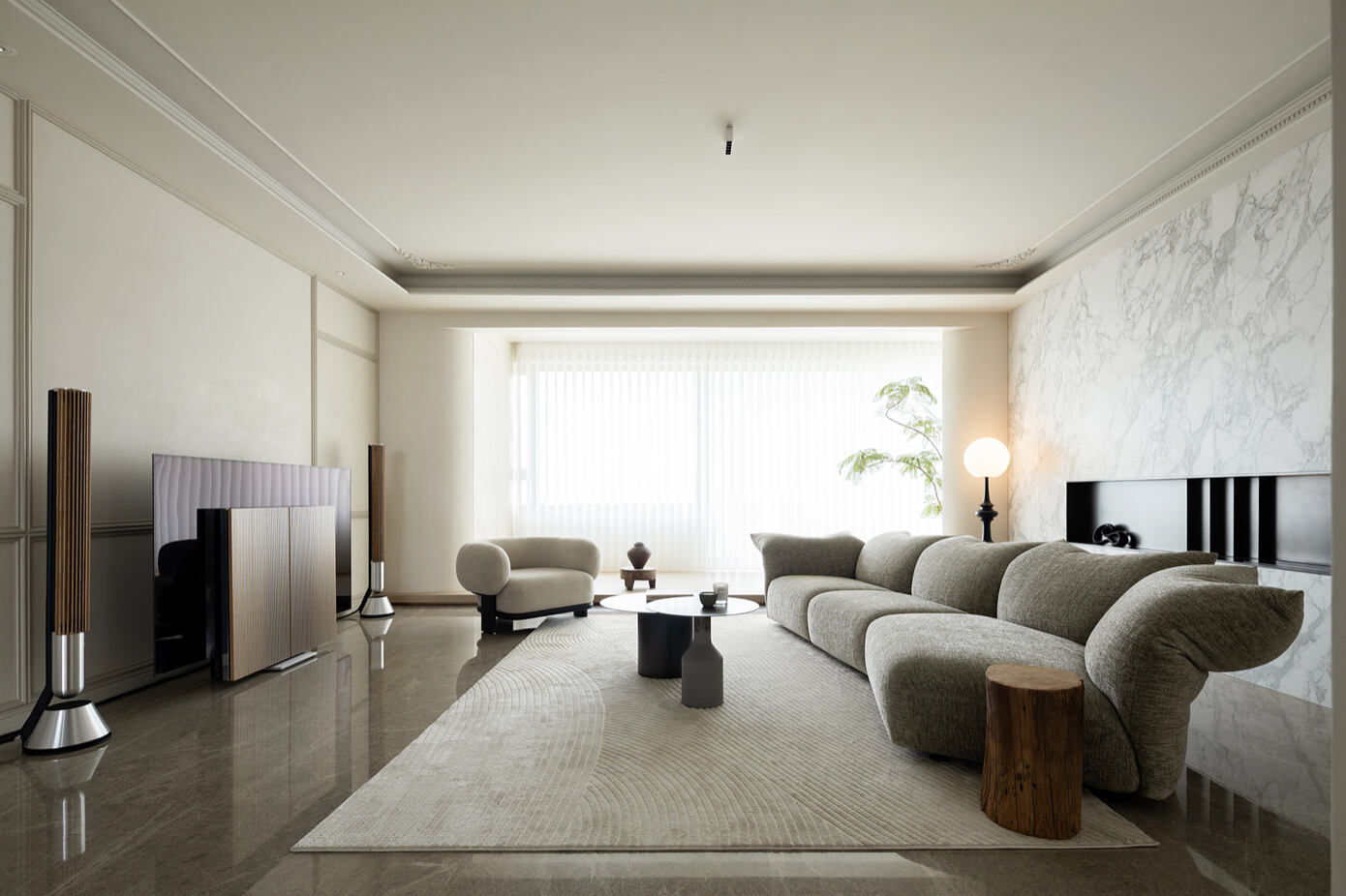 A Luxury and Exquisite Contemporary Home with Magnificent Atmosphere in Nanjing, China by The Deduction (1)