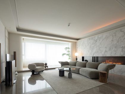 A Luxury and Exquisite Contemporary Home with Magnificent Atmosphere in Nanjing, China by The Deduction (3)