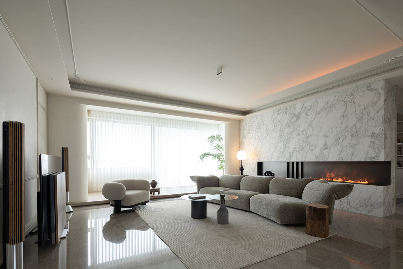 A Luxury and Exquisite Contemporary Home with Magnificent Atmosphere in Nanjing, China by The Deduction (3)