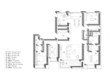 A Luxury and Exquisite Contemporary Home with Magnificent Atmosphere in Nanjing, China by The Deduction (30)