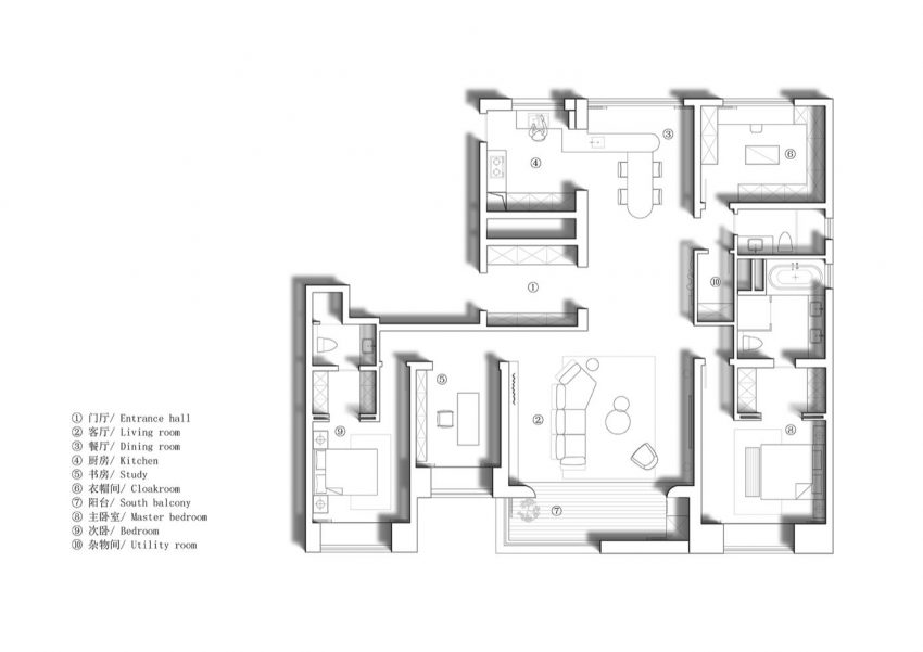 A Luxury and Exquisite Contemporary Home with Magnificent Atmosphere in Nanjing, China by The Deduction (30)