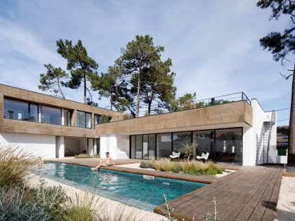 A Playful Contemporary Home in the Serene Woodlands of Aroeira, Portugal by Inês Brandão (2)