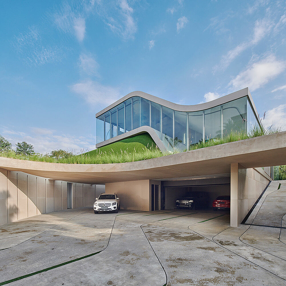 A Sleek and Futuristic Modern Home with Feng Shui Elements in Bandung, Indonesia by RDMA (1)