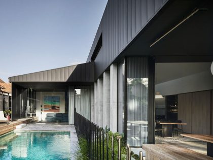 A Striking Modern Concrete Home for an Artist and Family in Melbourne by Splinter Society (17)