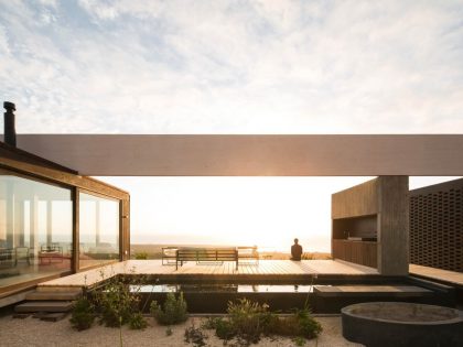 A Stunning Concrete Beach House Takes Cues from the Rocky Landscape of Aguadulce, Chile by Juan Pablo Ureta Arquitectos (12)