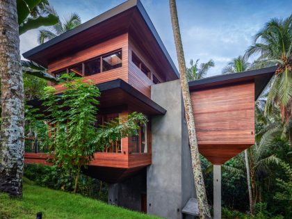 A Stylish Contemporary House in the Heart of an Enchanting Rainforest in Bali, Indonesia by Alexis Dornier (13)