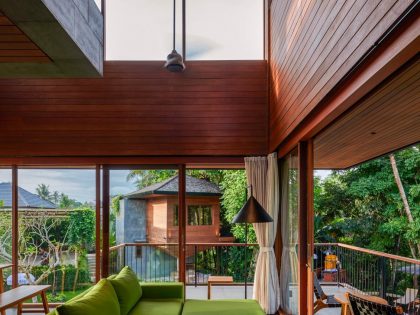 A Stylish Contemporary House in the Heart of an Enchanting Rainforest in Bali, Indonesia by Alexis Dornier (3)