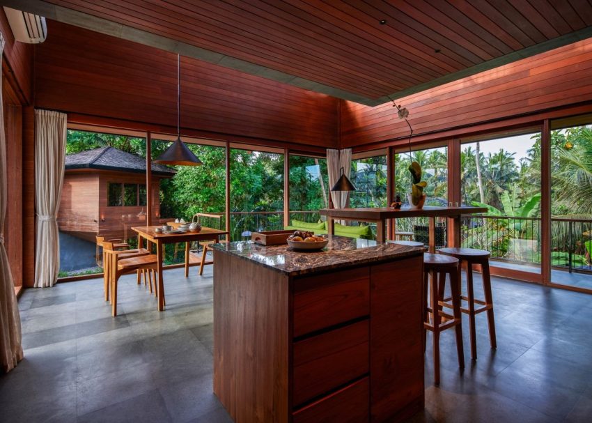 A Stylish Contemporary House in the Heart of an Enchanting Rainforest in Bali, Indonesia by Alexis Dornier (4)