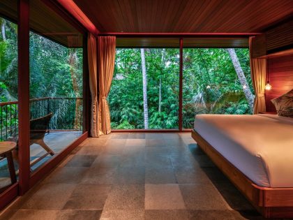 A Stylish Contemporary House in the Heart of an Enchanting Rainforest in Bali, Indonesia by Alexis Dornier (7)