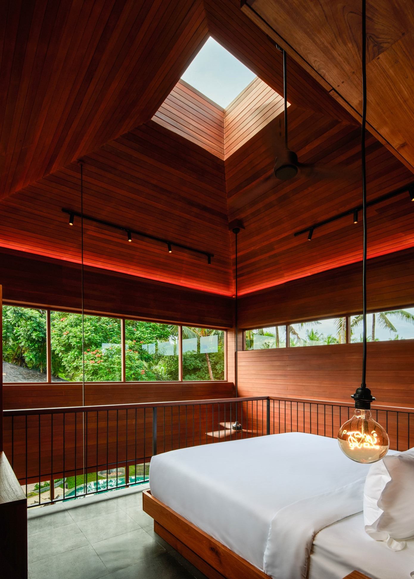 A Stylish Contemporary House in the Heart of an Enchanting Rainforest in Bali, Indonesia by Alexis Dornier (9)