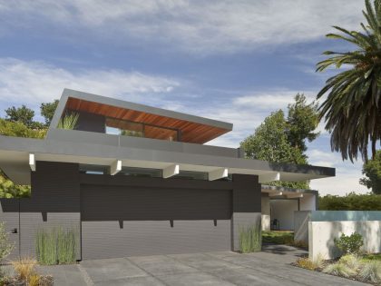 An Elegant Contemporary Home for a Young Deaf Family in Palo Alto, California by Terry & Terry Architecture (11)