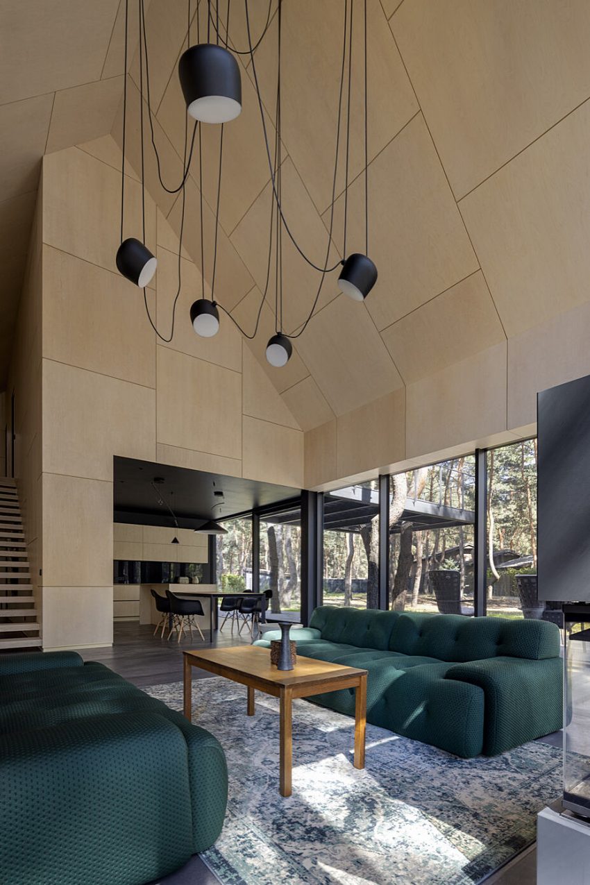 ArchObraz Designs an Elegant Contemporary Home Among the Pines in Dnipro, Ukraine (4)