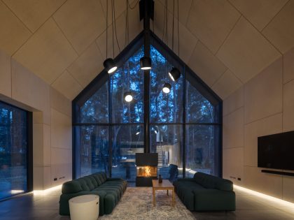 ArchObraz Designs an Elegant Contemporary Home Among the Pines in Dnipro, Ukraine (8)