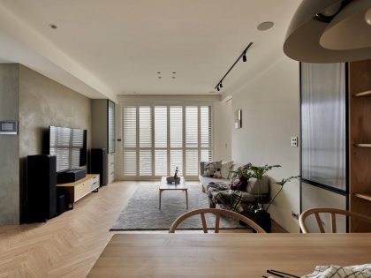 AworkDesign.Studio Creates a Spacious Contemporary Apartment in Taoyuan, Taiwan (4)