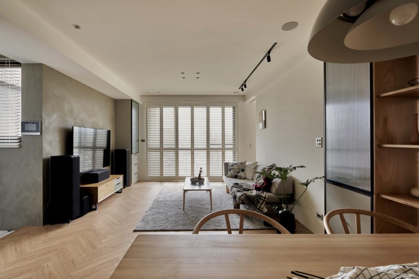 AworkDesign.Studio Creates a Spacious Contemporary Apartment in Taoyuan, Taiwan (4)