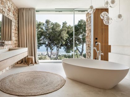 BEEF Architekti Designs a Stunning Modern Stone House in Palma de Mallorca, Spain (14)