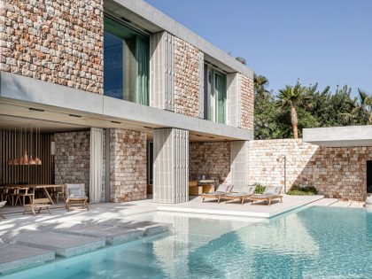 BEEF Architekti Designs a Stunning Modern Stone House in Palma de Mallorca, Spain (26)