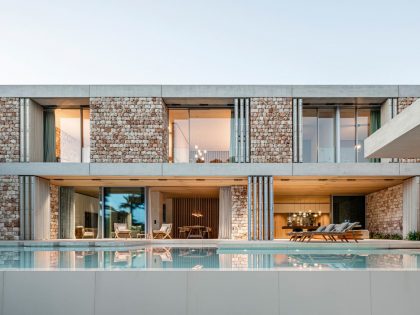 BEEF Architekti Designs a Stunning Modern Stone House in Palma de Mallorca, Spain (32)