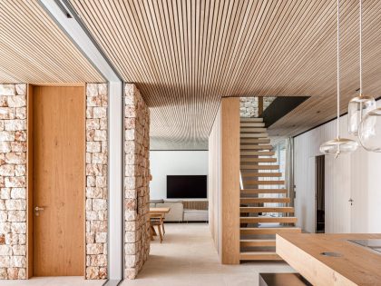 BEEF Architekti Designs a Stunning Modern Stone House in Palma de Mallorca, Spain (7)