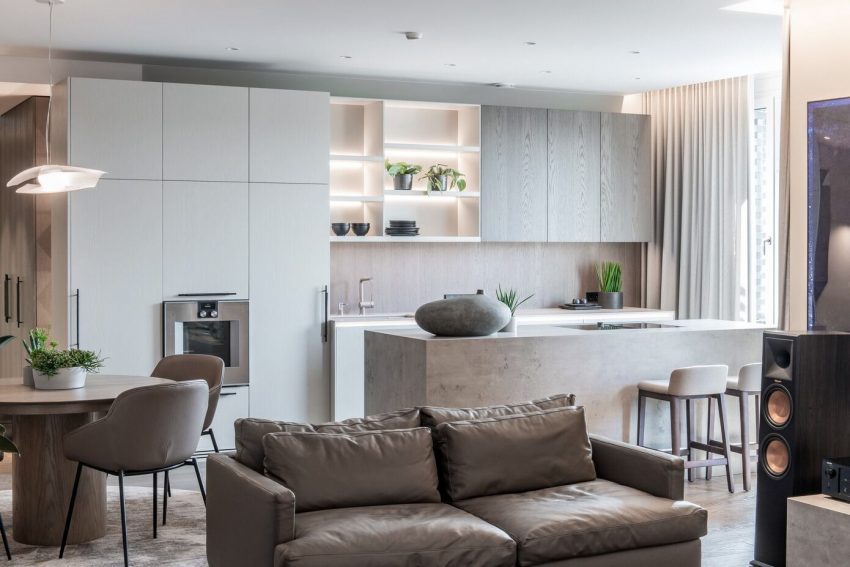 IDAS Interior Design Firm Designs a Stylish Contemporary Penthouse in Vilnius, Lithuania (1)