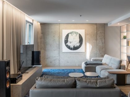 IDAS Interior Design Firm Designs a Stylish Contemporary Penthouse in Vilnius, Lithuania (7)