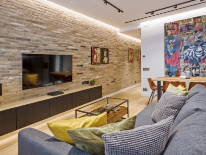 Luis Sanandres Interiorismo Designs a Small Modern Apartment in Sitges, Spain (4)
