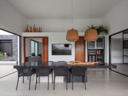 NEBR Arquitetura Designs a Stylish Contemporary House Set Amidst the Scenic Rocky Lands of Gravatá, Brazil (10)