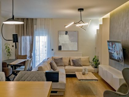 Nasia Spyridaki Architecture & Design Creates a Contemporary Apartment in Komotini, Greece (1)