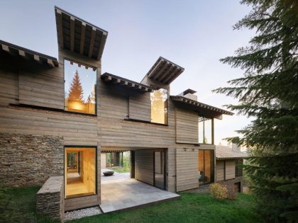 Olson Kundig Designs an Amazing Contemporary Mountain Home in Jackson Hole, Wyoming (28)