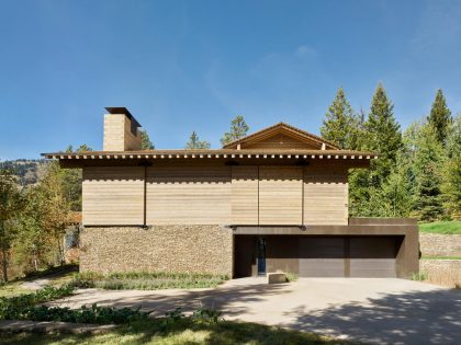 Olson Kundig Designs an Amazing Contemporary Mountain Home in Jackson Hole, Wyoming (3)