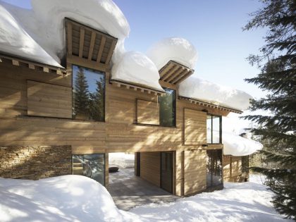 Olson Kundig Designs an Amazing Contemporary Mountain Home in Jackson Hole, Wyoming (32)