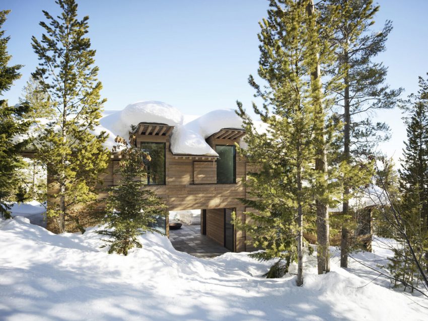 Olson Kundig Designs an Amazing Contemporary Mountain Home in Jackson Hole, Wyoming (37)