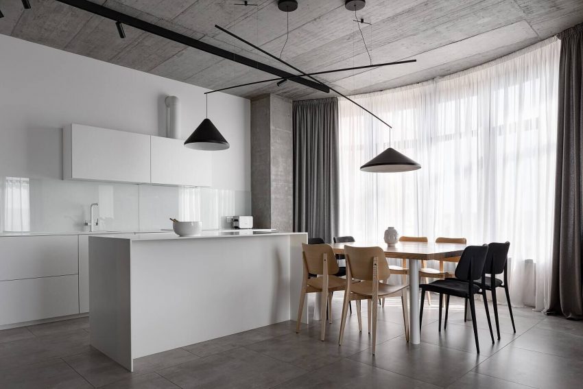 A Beautiful Modern Apartment for a Family with Two Children in Krivyi Rih, Ukraine by Azovskiy & Pahomova Architects (9)