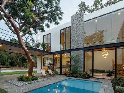 A Splendid Modern House with Bright Interior and White Walls in Colima, Mexico by Di Frenna Arquitectos (21)